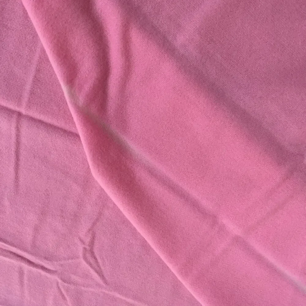 Vintage Pink Wool Blanket 80 x 88